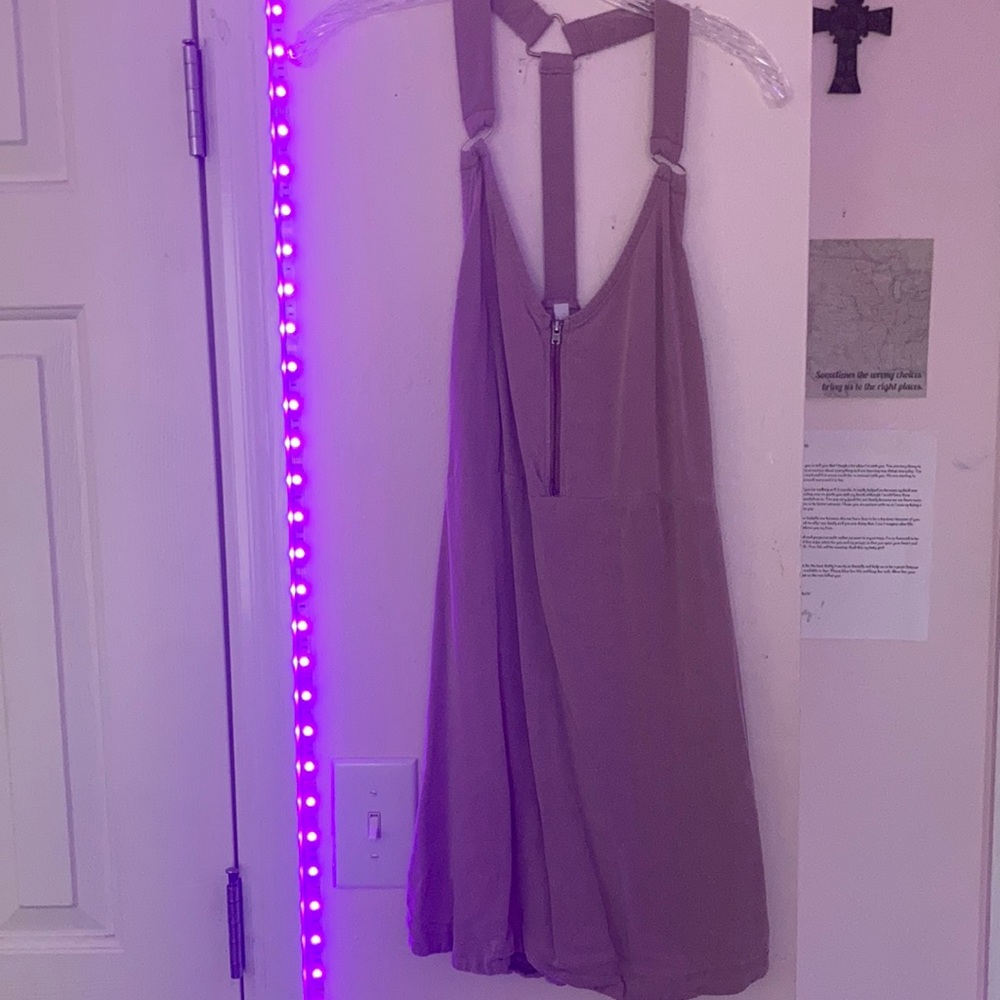 RVCA casual light pink dress